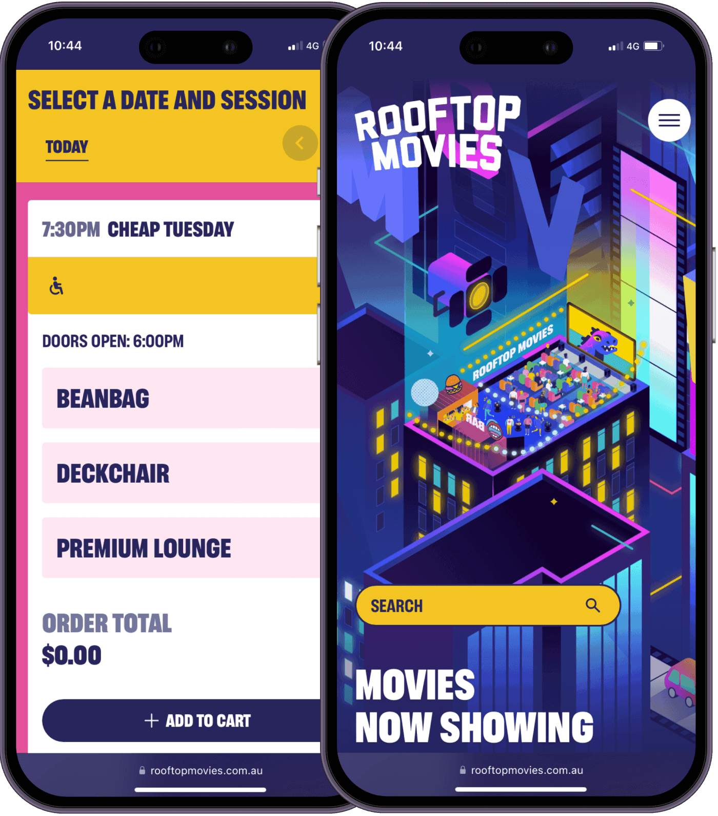 Project rooftop movies
